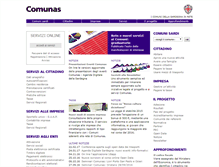 Tablet Screenshot of comunas.it
